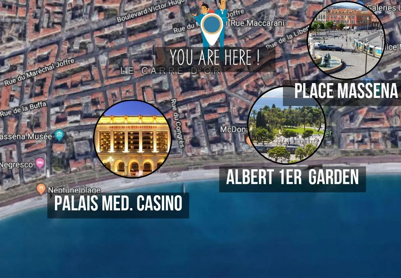Apartment Nestor&Jeeves - Palais Marie Prestige - Central - Close Sea Nice