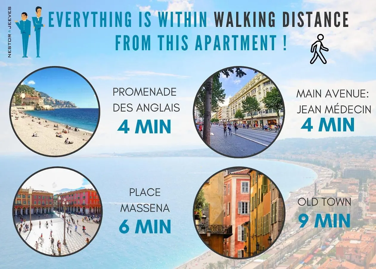 Nestor&Jeeves - Palais Marie Prestige - Central - Close Sea Nice Apartment